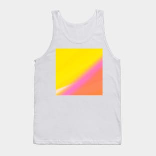 yellow pink brown abstract texture art Tank Top